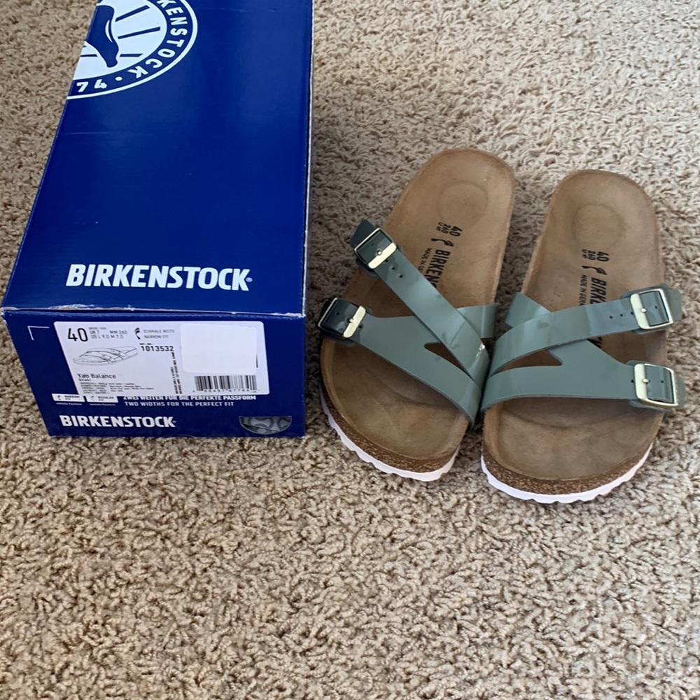 Birkenstock Khaki Sandal Size 40 L 9 M 7